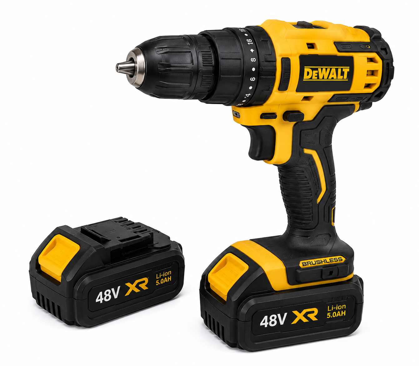 🔥 TALADRO DEWALT 48V + 2 BATERÍAS RECARGABLES