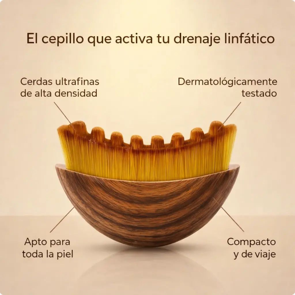 Cepillo de Drenaje Linfático Facial — Elimina la Papada en 7 Días