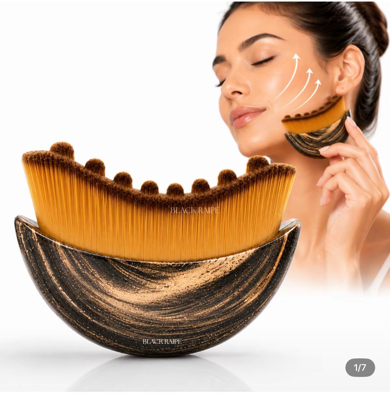 Cepillo de Drenaje Linfático Facial — Elimina la Papada en 7 Días